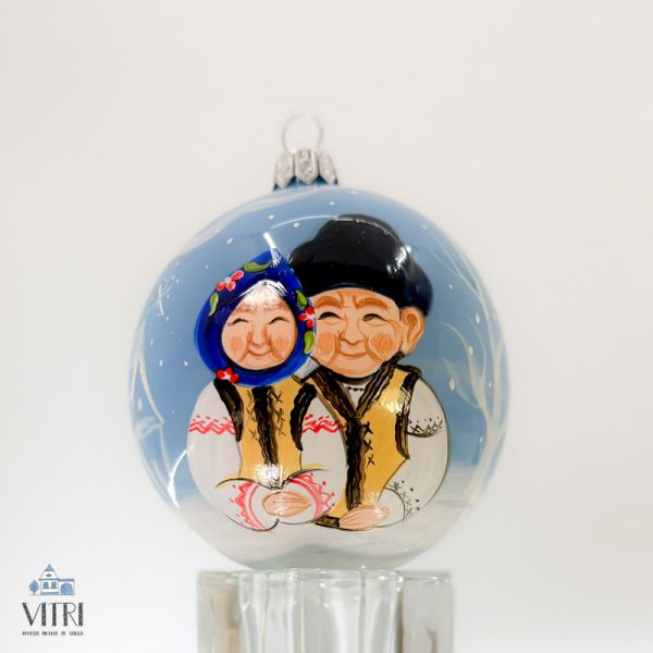 Glob pictat manual Bunici scumpi