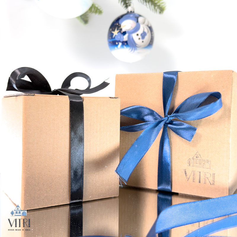 Glob pictat manual Vulpea cu măcăleandru - imagine 6