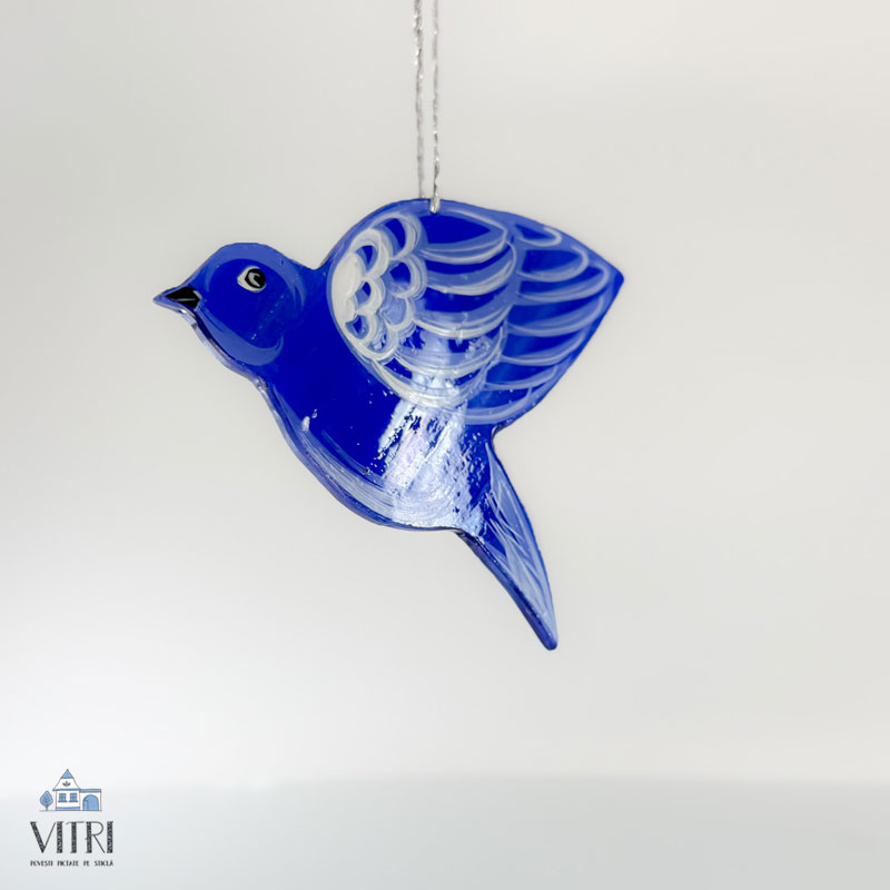 Decorațiune sticlă - Pițigoi - imagine 4