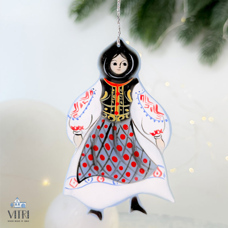 Decorațiune sticlă - Țărăncuță - imagine 5